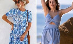 Синее и голубое платье: модно ли летом [year] года?