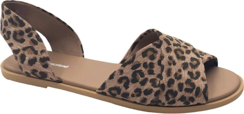 Леопардовые сандали 