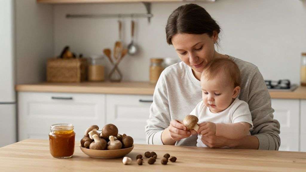 Можно ли детям грибы, мед и орехи